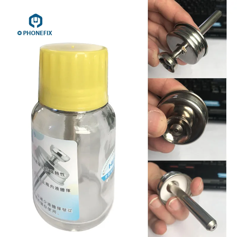 PHONEFIX Free Shipping 100ml Glass Bottle Alcohol Bottle PCB Motherboard Cleaning Tool For Mobile Phone Repair
PHONEFIX Free Shipping 100ml Glass Bottle Alcohol Bottle PCB Motherboard Cleaning Tool For Mobile Phone Repair