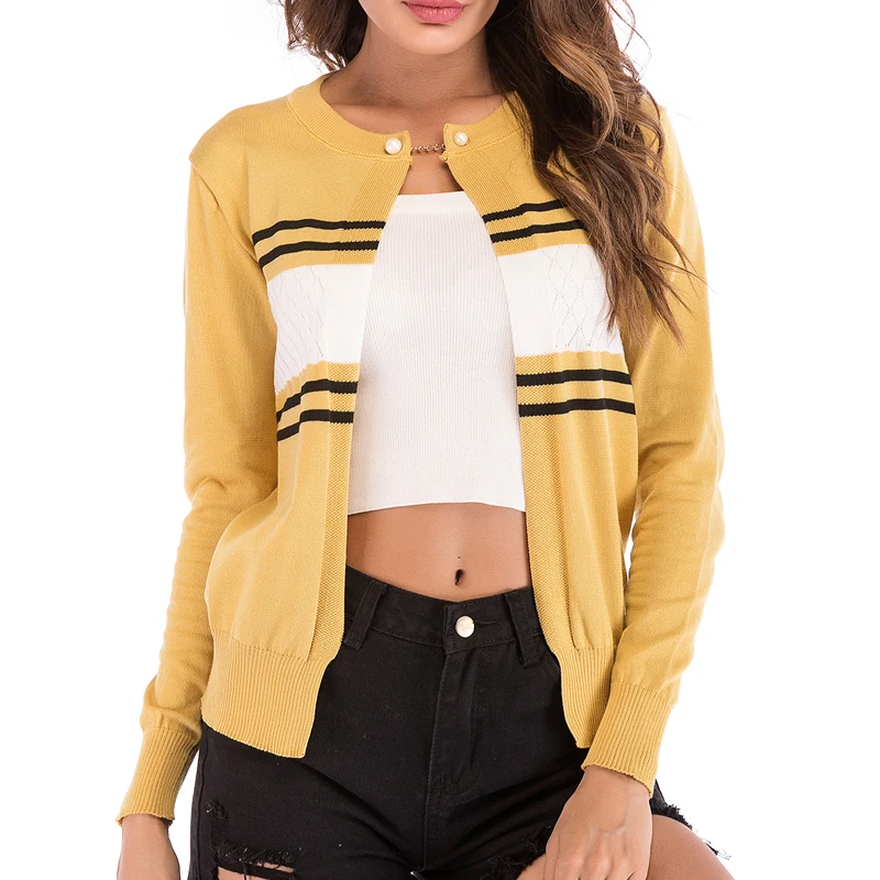 Knitted Cardigan Women 2018 Spring Autumn Long Sleeve O-Neck Women's Sweater Cardigan Female Single Button Pull Coat Black/Pink
Knitted Cardigan Women 2018 Spring Autumn Long Sleeve O-Neck Women's Sweater Cardigan Female Single Button Pull Coat Black/Pink