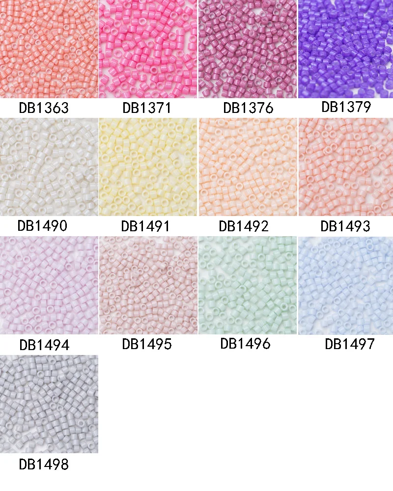 Delica Bead Color Chart