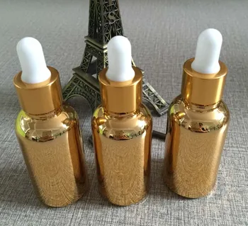 110pcs/lot 30ml high temperature gold plated refillable empty dropper bottle,glass essential oil bottle,perfume subpackage jar
110pcs/lot 30ml high temperature gold plated refillable empty dropper bottle,glass essential oil bottle,perfume subpackage jar