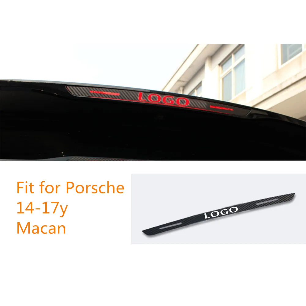 Carbon Fiber Car Sticker Of High Brake Light Fit For Porsche 2014-2017 Macan Rear Light Sticker Car Styling
Carbon Fiber Car Sticker Of High Brake Light Fit For Porsche 2014-2017 Macan Rear Light Sticker Car Styling