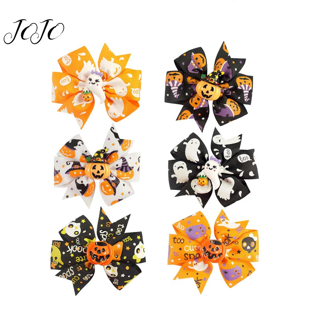 JOJO BOWS 4pcs Party Holiday DIY Decoration Halloween Printed Accessories For Craft DIY Hair Bows Clip Material Hair Accessories
JOJO BOWS 4pcs Party Holiday DIY Decoration Halloween Printed Accessories For Craft DIY Hair Bows Clip Material Hair Accessories