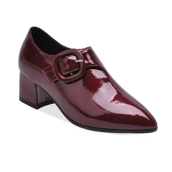 British wind age season in 2019 new product thick with high with pointed 33-4300 the women's single shoes
British wind age season in 2019 new product thick with high with pointed 33-4300 the women's single shoes