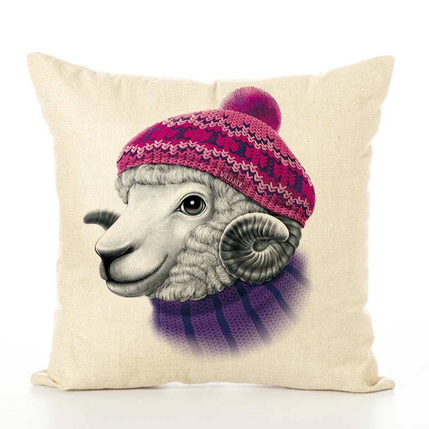 Animal Pillow Cover 45*45cm Cushion Cover Goat Wolf Rat Wild Mountain Pig Pillowcase Yard Bedroom Car Sofa Decor
Animal Pillow Cover 45*45cm Cushion Cover Goat Wolf Rat Wild Mountain Pig Pillowcase Yard Bedroom Car Sofa Decor
