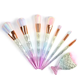 7Pcs Diamond Makeup Brush Set with Big Fish Tail Mermaid Foundation Powder Brushes Eyeshadow Contour Blending Cosmetic Brushes
7Pcs Diamond Makeup Brush Set with Big Fish Tail Mermaid Foundation Powder Brushes Eyeshadow Contour Blending Cosmetic Brushes
