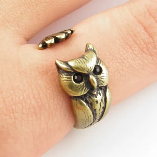 Min 1PC Lucky Owl Ring Retro Jewelry Free Size Animal Ring Wrap Adjustable Ring Gift For Men
Min 1PC Lucky Owl Ring Retro Jewelry Free Size Animal Ring Wrap Adjustable Ring Gift For Men