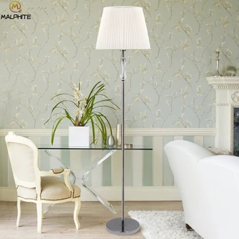 Nordic Crystal Standing Lamp Modern Fabric Lampshad Living Roome Floor Lamp American Bedroom Bedside Decor Stand Light Floor
Nordic Crystal Standing Lamp Modern Fabric Lampshad Living Roome Floor Lamp American Bedroom Bedside Decor Stand Light Floor