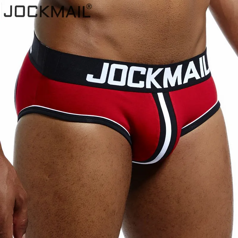 Бикини JOCKMAIL мужское с открытой спиной Брендовое пикантное нижнее белье для геев