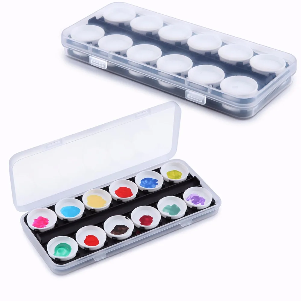 MAKARTT Watercolor Paint Palette Nail Art Painting Supplies Color Palette Drawing Color Painting Glue Palettes Tools F0635 
MAKARTT Watercolor Paint Palette Nail Art Painting Supplies Color Palette Drawing Color Painting Glue Palettes Tools F0635