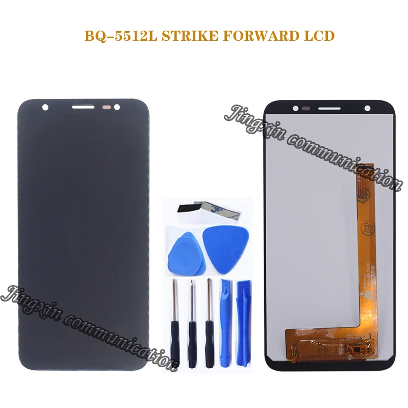

5.45" Origina display For BQ-5512L STRIKE FORWARD LCD Display Touch Screen Digitizer Replacement For BQ 5512L LCD Phone Parts