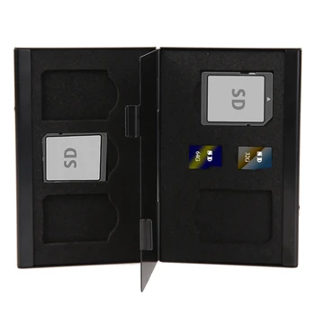 VODOOL Aluminum Alloy Memory Card Storage Case Box SD/Micro SD/TF Cards Protective Case Holder Protector Box Digital Accessories
VODOOL Aluminum Alloy Memory Card Storage Case Box SD/Micro SD/TF Cards Protective Case Holder Protector Box Digital Accessories