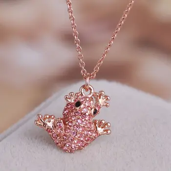 New American Drills Trolly Cute Little Frog Pendant Exquisite Fashion Short Necklace
New American Drills Trolly Cute Little Frog Pendant Exquisite Fashion Short Necklace