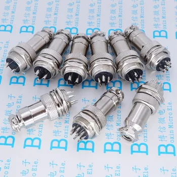 (1male+1female)=1set GX16 GX16-4 4P 4Pin 16mm Male&Female Wire Panel Connector plug Circular Aviation Connector Socket Plug
(1male+1female)=1set GX16 GX16-4 4P 4Pin 16mm Male&Female Wire Panel Connector plug Circular Aviation Connector Socket Plug