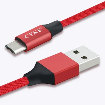 1 Pcs Micro USB Cable Fast Charging Data 2.4A Sync Black Blue Red Nylon Phone Cable For Samsung Android Type-C Length: 1m
1 Pcs Micro USB Cable Fast Charging Data 2.4A Sync Black Blue Red Nylon Phone Cable For Samsung Android Type-C Length: 1m