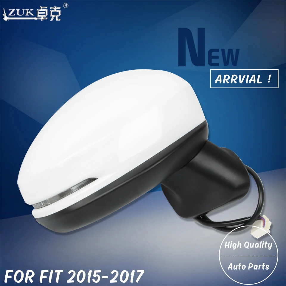 ZUK Left Right Outer Side Rearview Mirror Assy For HONDA FIT JAZZ GK5 2015 2016 2017 5-PINS LED Light 7-PINS Electric Folding
ZUK Left Right Outer Side Rearview Mirror Assy For HONDA FIT JAZZ GK5 2015 2016 2017 5-PINS LED Light 7-PINS Electric Folding