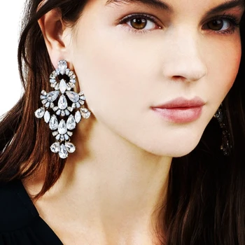 AOTEMAN 2019 new arrival Vintage Exaggerated Trendy Crystal Earrings Big Rhinestone Statement Dangle Earrings For Women
AOTEMAN 2019 new arrival Vintage Exaggerated Trendy Crystal Earrings Big Rhinestone Statement Dangle Earrings For Women