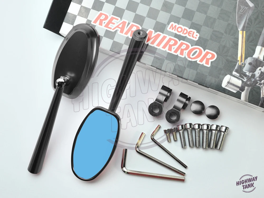 CNC aluminum Oval motorcycle rearview side mirror case for YAMAHA FZ1 FZ6 XJ6 MT07 MT09 KAWASAKI HONDA SUZUKI KTM DUCATI
CNC aluminum Oval motorcycle rearview side mirror case for YAMAHA FZ1 FZ6 XJ6 MT07 MT09 KAWASAKI HONDA SUZUKI KTM DUCATI