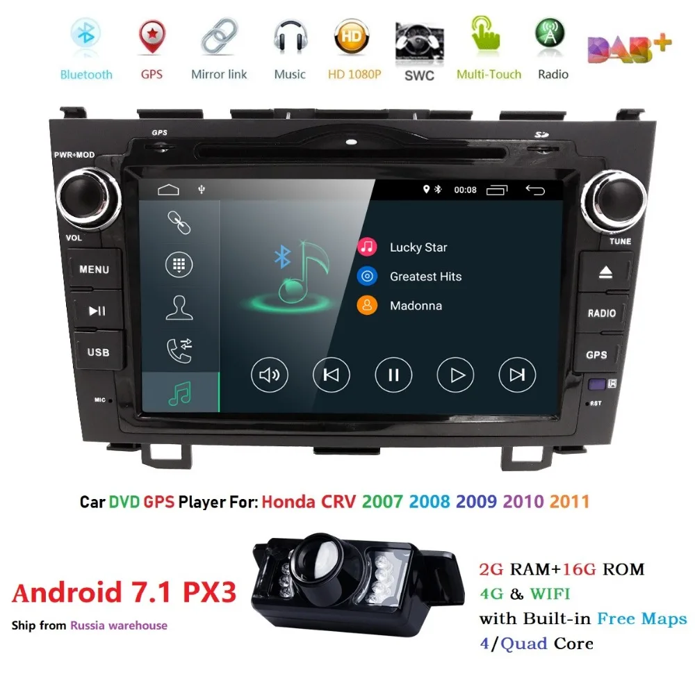 2+16 px3 Android 7 Car dvd Video player For Honda CRV 2006-2011 Quad Core 8 inch 2 Din Car DVD Radio GPS Navigation OBD2 SWC RDS
2+16 px3 Android 7 Car dvd Video player For Honda CRV 2006-2011 Quad Core 8 inch 2 Din Car DVD Radio GPS Navigation OBD2 SWC RDS