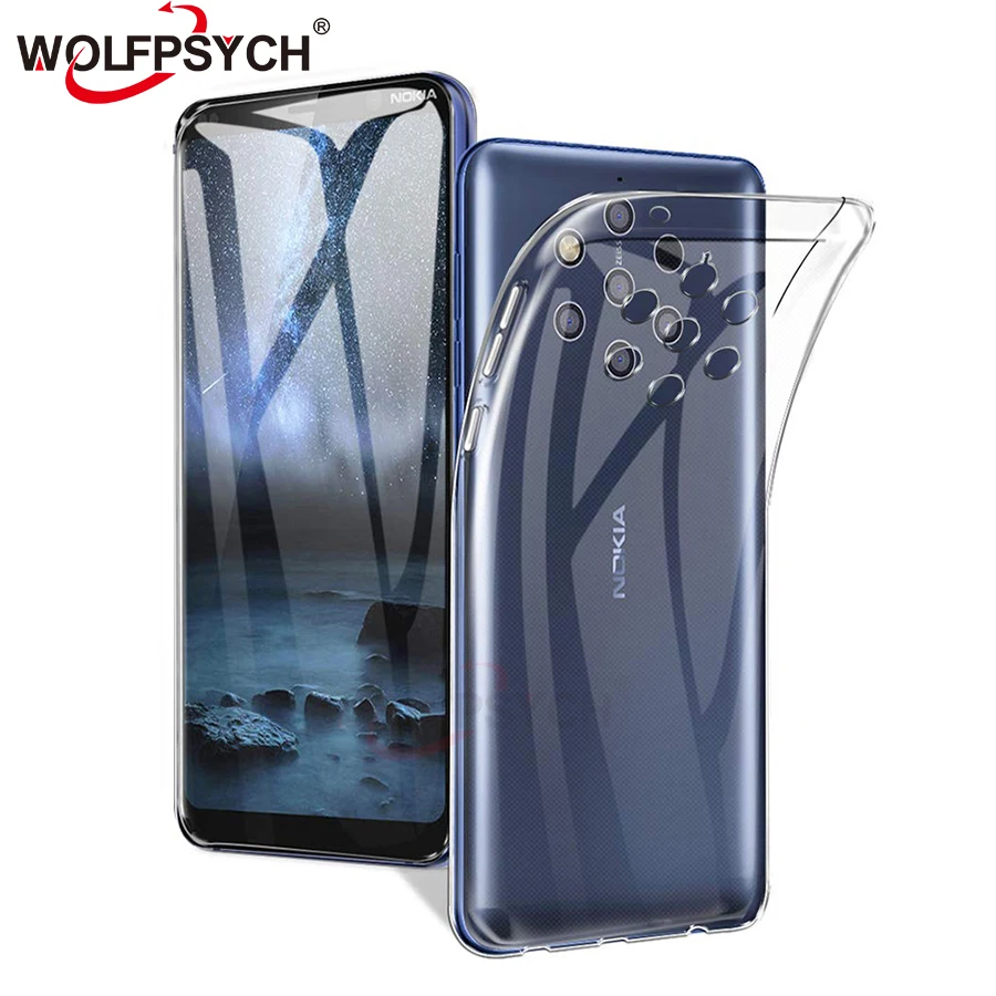 WOLFPSYC Soft TPU Case For Nokia 9 PureView Back Phone Case For Nokia 9 PureView Clear Silicone Case
WOLFPSYC Soft TPU Case For Nokia 9 PureView Back Phone Case For Nokia 9 PureView Clear Silicone Case