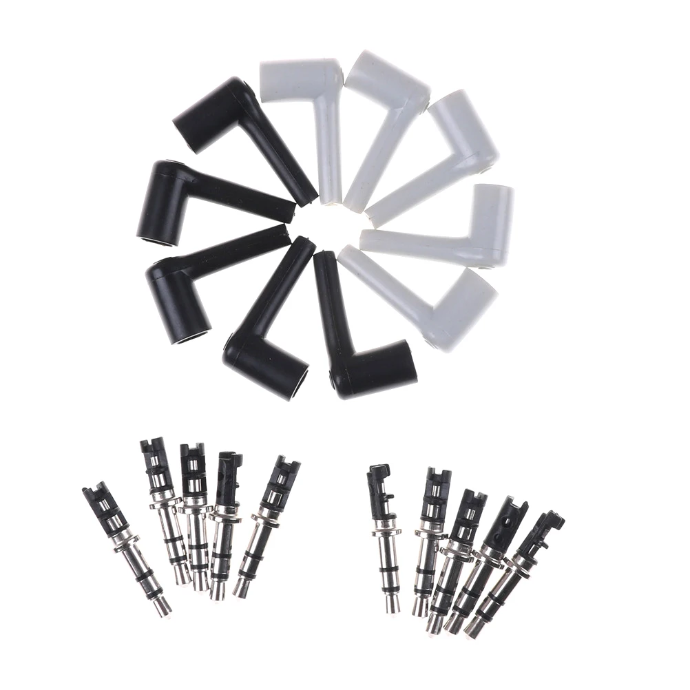 3.5mm stereo headset plug jack 3 pole 3.5 Nickel/Gold Plated 90 Degrees Black&White Audio Plugs Jack Adaptor Connector 5pcs
3.5mm stereo headset plug jack 3 pole 3.5 Nickel/Gold Plated 90 Degrees Black&White Audio Plugs Jack Adaptor Connector 5pcs
