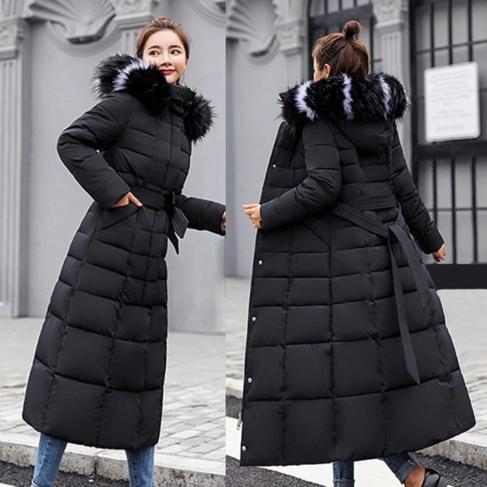Women Long Hooded Jacket With Hat Down Coat Casual Cotton-padded Warm Long Sleeve Winter Thickening
Women Long Hooded Jacket With Hat Down Coat Casual Cotton-padded Warm Long Sleeve Winter Thickening