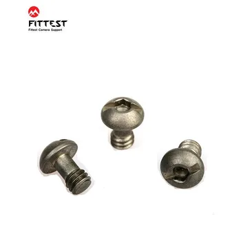 FITTEST CS-1 1/4"-20 Stainless Steel Captive Head Screw for Camera / Tripod / Monopod / Plate, 5 Screw Pack
FITTEST CS-1 1/4"-20 Stainless Steel Captive Head Screw for Camera / Tripod / Monopod / Plate, 5 Screw Pack