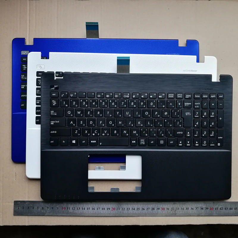 Japan layout new laptop keyboardwith palmrest for ASUS Y581C F550L X552W X550C A550J X550V W518L FX50J
Japan layout new laptop keyboardwith palmrest for ASUS Y581C F550L X552W X550C A550J X550V W518L FX50J
