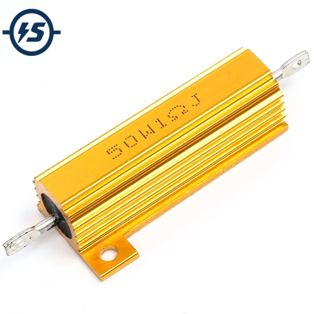 RX24 1R 1 Ohm 50W Aluminum High Power Resistor Metal Shell Case Heatsink Resistance Resistor
RX24 1R 1 Ohm 50W Aluminum High Power Resistor Metal Shell Case Heatsink Resistance Resistor