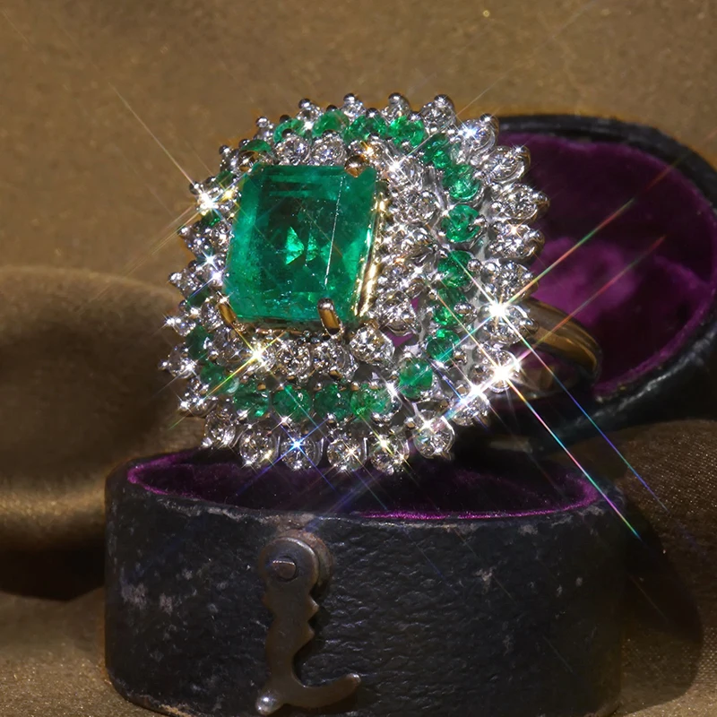 Pave Green Zircon Stone Ring Popular Bling Filled White Crystal CZ Rings for Women Fashion Party Gifts Wedding Jewelry H5X313
Pave Green Zircon Stone Ring Popular Bling Filled White Crystal CZ Rings for Women Fashion Party Gifts Wedding Jewelry H5X313
