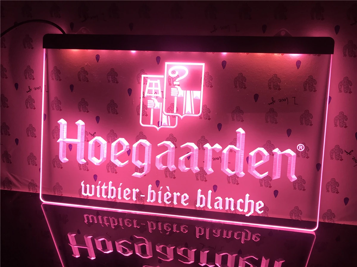 A173- Hoegaarden бельгийский пивной бар светодиодный светильник | Дом и сад