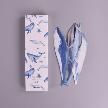 30 pcs/box Whale Fish paper bookmark stationery bookmarks book holder message card school supplies papelaria
30 pcs/box Whale Fish paper bookmark stationery bookmarks book holder message card school supplies papelaria