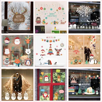Christmas Elements Wall Stickers For Shop Company Home Decoration Diy Santa Claus Reindeer Snowman Tree Snowfake Wall Art Decals
Christmas Elements Wall Stickers For Shop Company Home Decoration Diy Santa Claus Reindeer Snowman Tree Snowfake Wall Art Decals
