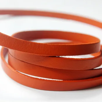 1 Yard 8mmx2mm Flat Cord Orange Coated Hide Real Cow Leather, 8mm Wide Genuine Strip For DIY Bracelet Necklace Jewelry
1 Yard 8mmx2mm Flat Cord Orange Coated Hide Real Cow Leather, 8mm Wide Genuine Strip For DIY Bracelet Necklace Jewelry