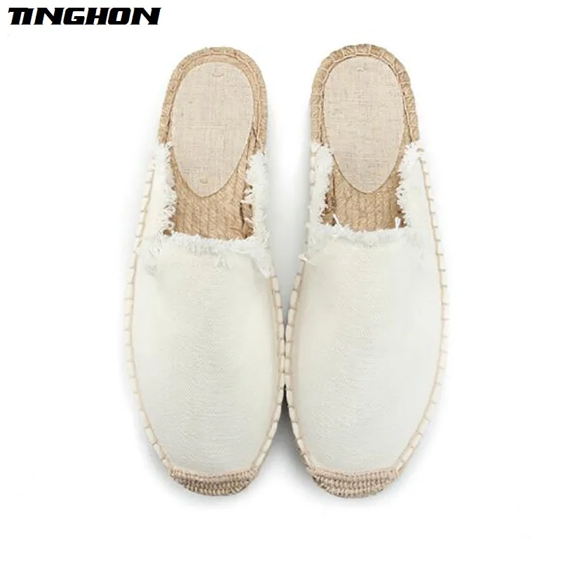 TINGHON Fashion Women Ladies Espadrille Shoes Canvas White Dark Blue Hemps Fisherman Flats Shoes
TINGHON Fashion Women Ladies Espadrille Shoes Canvas White Dark Blue Hemps Fisherman Flats Shoes