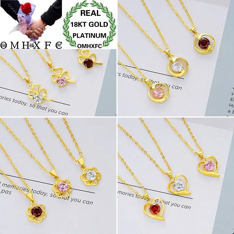 OMHXFC Wholesale European Fashion Woman Girl Party Birthday Wedding Gift Apple Flower Zircon 18KT Real Gold Charm Pendant PN101
OMHXFC Wholesale European Fashion Woman Girl Party Birthday Wedding Gift Apple Flower Zircon 18KT Real Gold Charm Pendant PN101