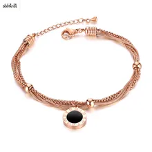 Roman Number Bracelet for Women 316L Stainless Steel Bangle & Bracelets Multi-layer Silver Rose Gold Color Link Chain Jewelry
Roman Number Bracelet for Women 316L Stainless Steel Bangle & Bracelets Multi-layer Silver Rose Gold Color Link Chain Jewelry