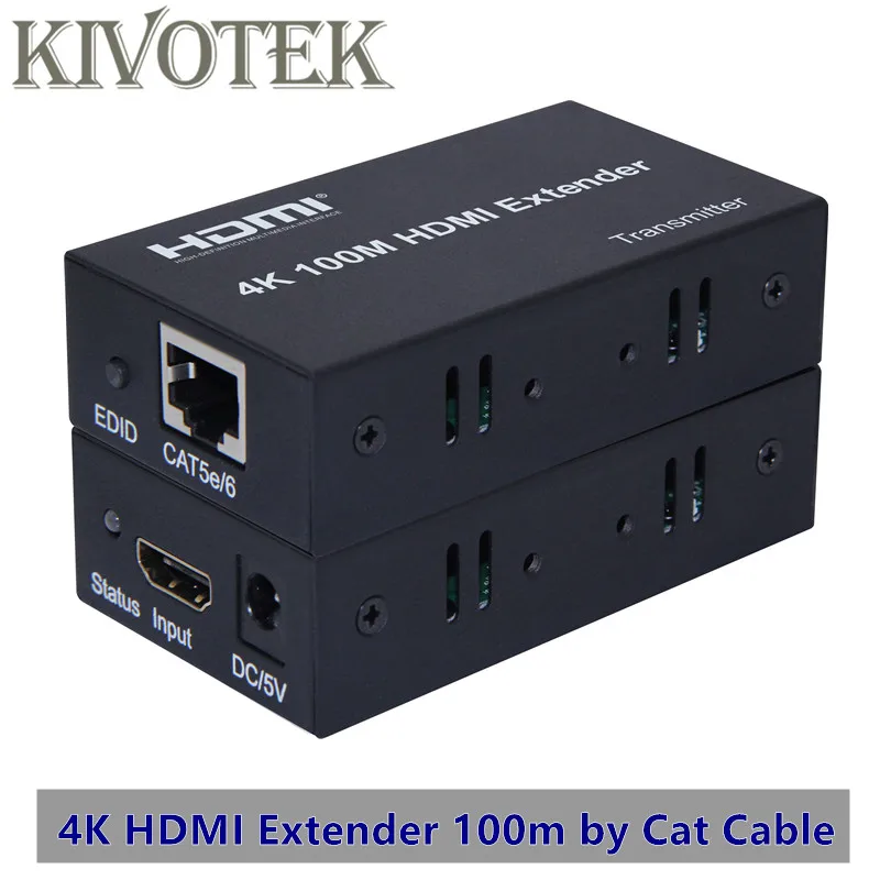 4Kx2K HDMI Extender Transmitter+Receiver100m 1080P by CAT5E6 Cable Network UTP Connector Adapter,For HDTV PC Video Free Shipping
4Kx2K HDMI Extender Transmitter+Receiver100m 1080P by CAT5E6 Cable Network UTP Connector Adapter,For HDTV PC Video Free Shipping