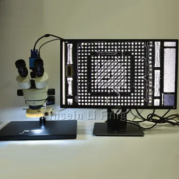 New C/CS 0.5X Adapter Trinocular Stereo HD Microscope 3.5X-90X Continuous Synchronous Zoom+2.0MP VGA Camera Chip Phone Repair
New C/CS 0.5X Adapter Trinocular Stereo HD Microscope 3.5X-90X Continuous Synchronous Zoom+2.0MP VGA Camera Chip Phone Repair