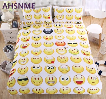AHSNME various network expression chat happy smile pattern Duvet Cover Set 3pcs set Twin Full Queen king No Fading
AHSNME various network expression chat happy smile pattern Duvet Cover Set 3pcs set Twin Full Queen king No Fading
