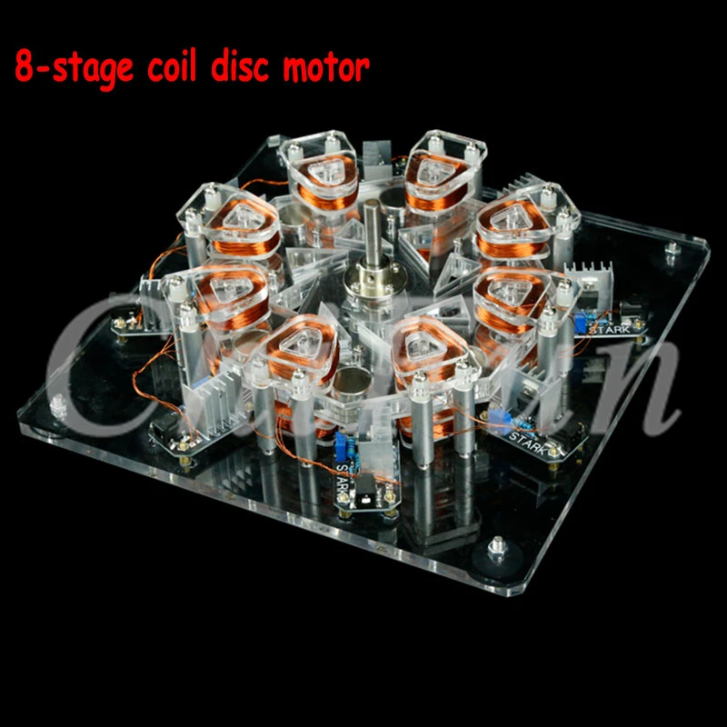 8-stage coil disc motor disc type electric machine 5000-10000rpm Star Engine pseudo-perpetual motion machine
8-stage coil disc motor disc type electric machine 5000-10000rpm Star Engine pseudo-perpetual motion machine