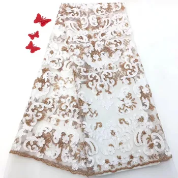 African Lace Fabric High Quality Swiss voile French Nigerian 3D Tulle Beaded Embroidery Lace Fabrics 5 yards For Wedding A950
African Lace Fabric High Quality Swiss voile French Nigerian 3D Tulle Beaded Embroidery Lace Fabrics 5 yards For Wedding A950