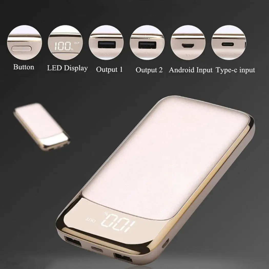 30000mAh powerbank Digital Display Portable Power Bank Dual USB LED External Battery Portable Charging Cold Light Screen
30000mAh powerbank Digital Display Portable Power Bank Dual USB LED External Battery Portable Charging Cold Light Screen