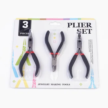 Jewelry Tool sets 3pcs Pliers and 1pc Black Metal Vernier Callipers for Diy Size about 110~125x55~75mm
Jewelry Tool sets 3pcs Pliers and 1pc Black Metal Vernier Callipers for Diy Size about 110~125x55~75mm