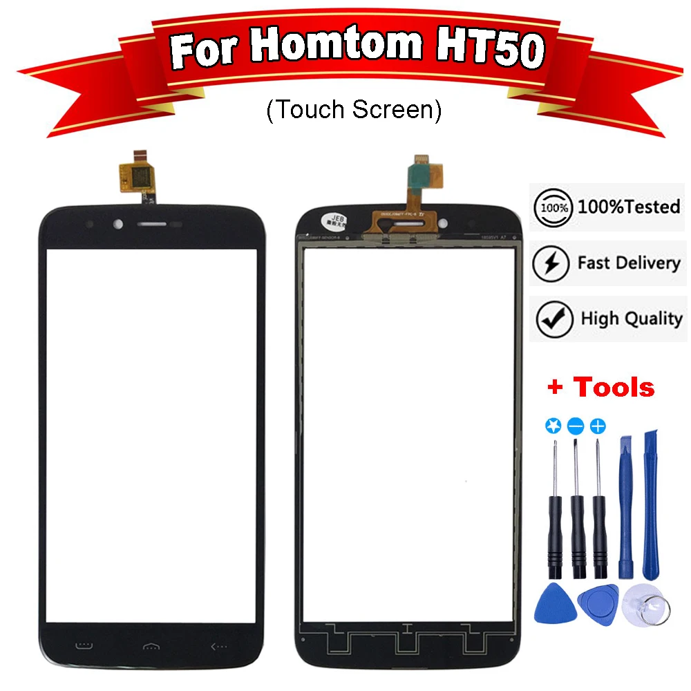 Оригинальный сенсорный экран 5 дюйма для Homtom HT50 отличные запасные части и