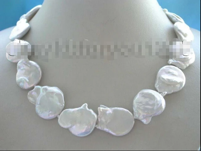 Free shipping 18" Genuine Natural 22x28mm White Reborn Keshi Pearl Necklace ns #f1506!
Free shipping 18" Genuine Natural 22x28mm White Reborn Keshi Pearl Necklace ns #f1506!