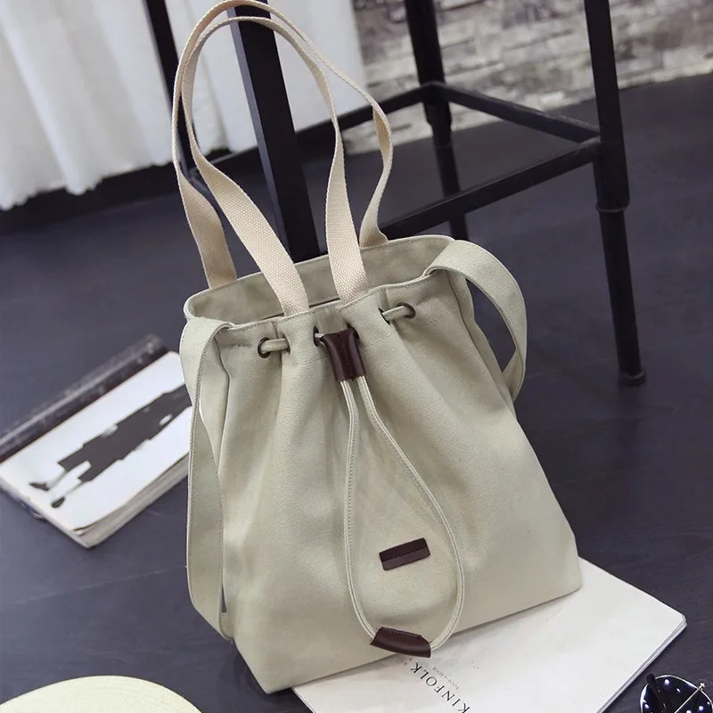 Women Fashion Bag Concise Casual Large Capacity Bag Solid Color Canvas All-match Shoulder Bag
Women Fashion Bag Concise Casual Large Capacity Bag Solid Color Canvas All-match Shoulder Bag