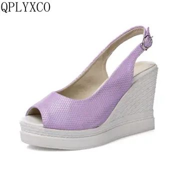 QPLYXCO New Plus Big size 34-43 Women shoes high heels sandals fashion Summer Platform Shoes woman Platform zapatos mujer C226
QPLYXCO New Plus Big size 34-43 Women shoes high heels sandals fashion Summer Platform Shoes woman Platform zapatos mujer C226