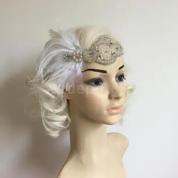1920's Crystal Rhinestone Feather Great Gatsby Flapper Headband Headpiece Costume Head Band Party Favor Fancy Dress
1920's Crystal Rhinestone Feather Great Gatsby Flapper Headband Headpiece Costume Head Band Party Favor Fancy Dress