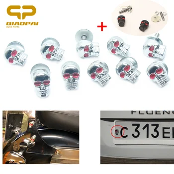 10 PC Universal Automobiles Motorcycles Skull Plate Screw M6 Refit License Plate Bolts Caps Fastener Nuts Bolts Chrome Screw Car
10 PC Universal Automobiles Motorcycles Skull Plate Screw M6 Refit License Plate Bolts Caps Fastener Nuts Bolts Chrome Screw Car