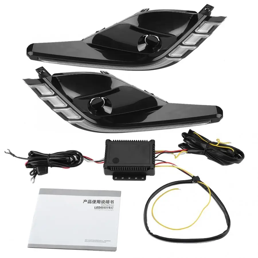 1 Pair Car Daytime Running Lights Turn Signal Bi-Color LED Fog Lamp for Mazda 6 Atenza 2016 2017 2018 DRL Turn Signal Lamp
1 Pair Car Daytime Running Lights Turn Signal Bi-Color LED Fog Lamp for Mazda 6 Atenza 2016 2017 2018 DRL Turn Signal Lamp